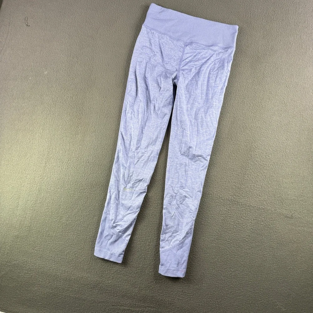 Nike Yoga Leggings Women M Dri Fit Lavender High Waist Rise Run‎ Gym Hike Travel